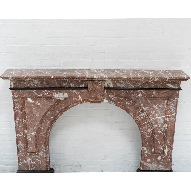 Antique Victorian Rouge Royal Marble Fireplace Surround | The Architectural Forum