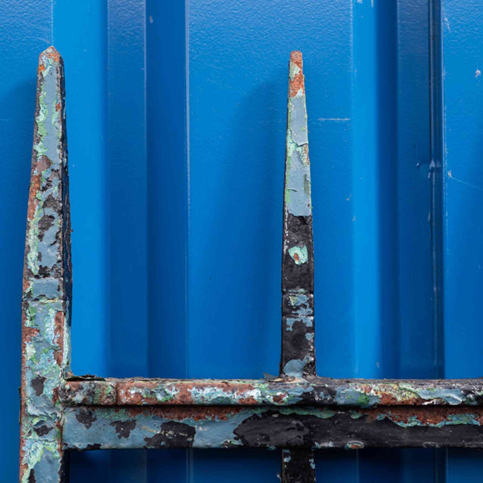 Antique Wrought Iron Gate with Spikes | The Architectural Forum