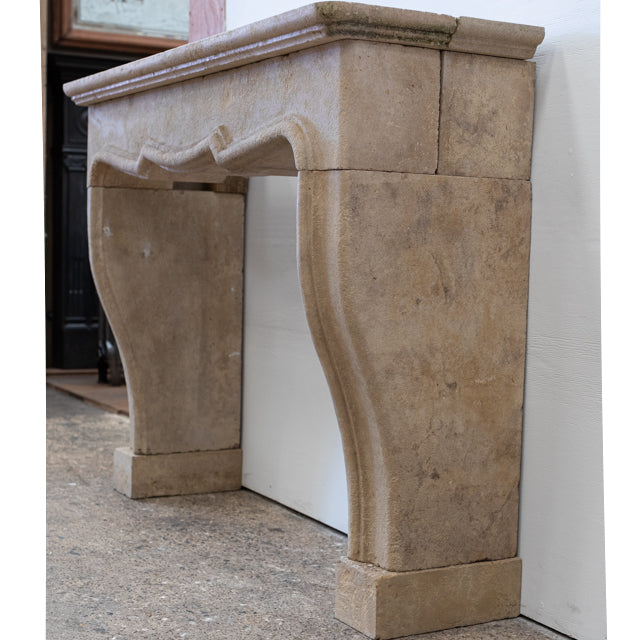 Antique 19th Century Stone French Style Fireplace Surround | The Architectural Forum