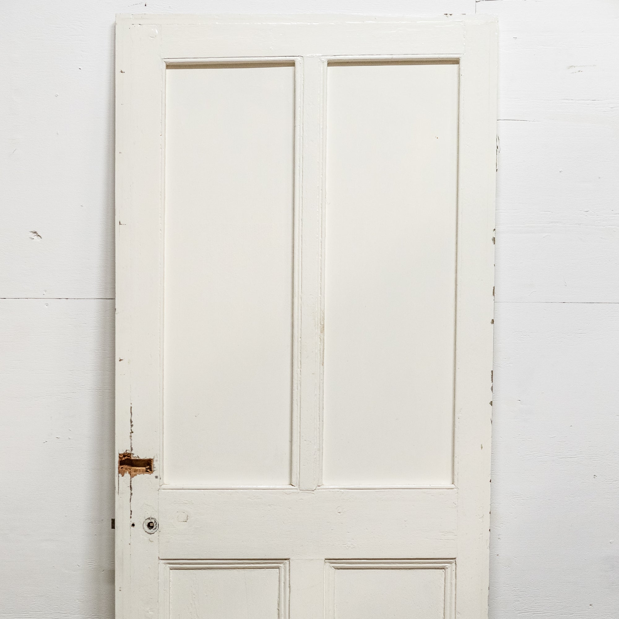 Antique Reclaimed Victorian 4 Panel Door - 184cm x 80cm | The Architectural Forum