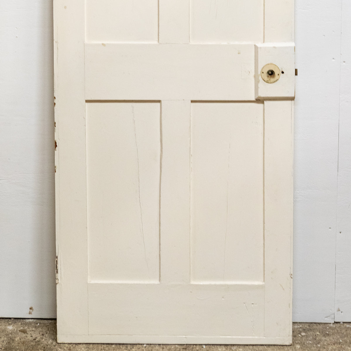 Antique Reclaimed Victorian 4 Panel Door - 196.5cm x 76cm | The Architectural Forum