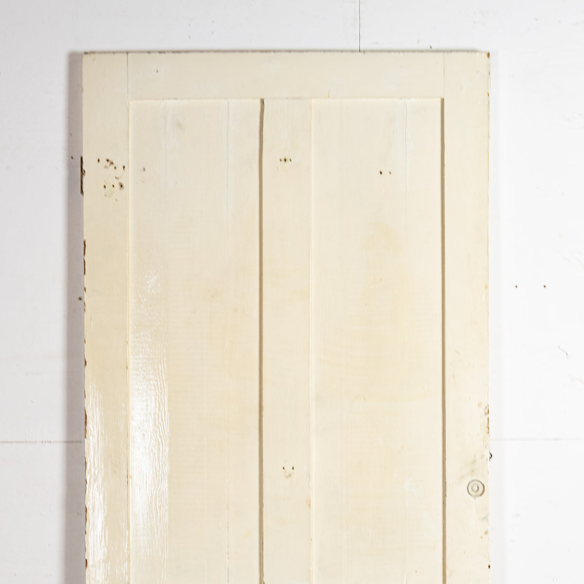 Antique Victorian Solid Pine 4 Panel Door - 190 x 70cm | The Architectural Forum