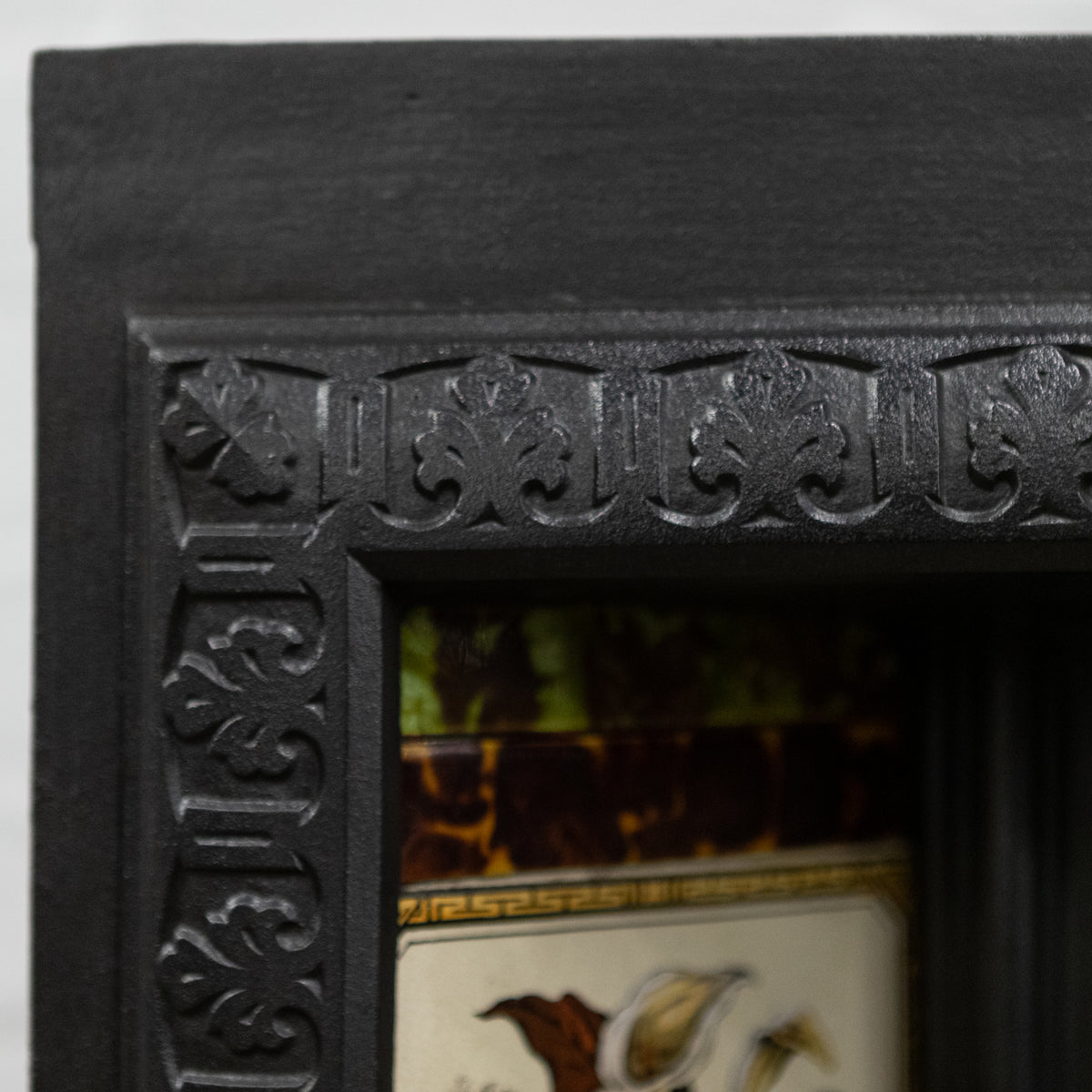 Antique Victorian Tiled Cast Iron Fireplace Insert | The Architectural Forum