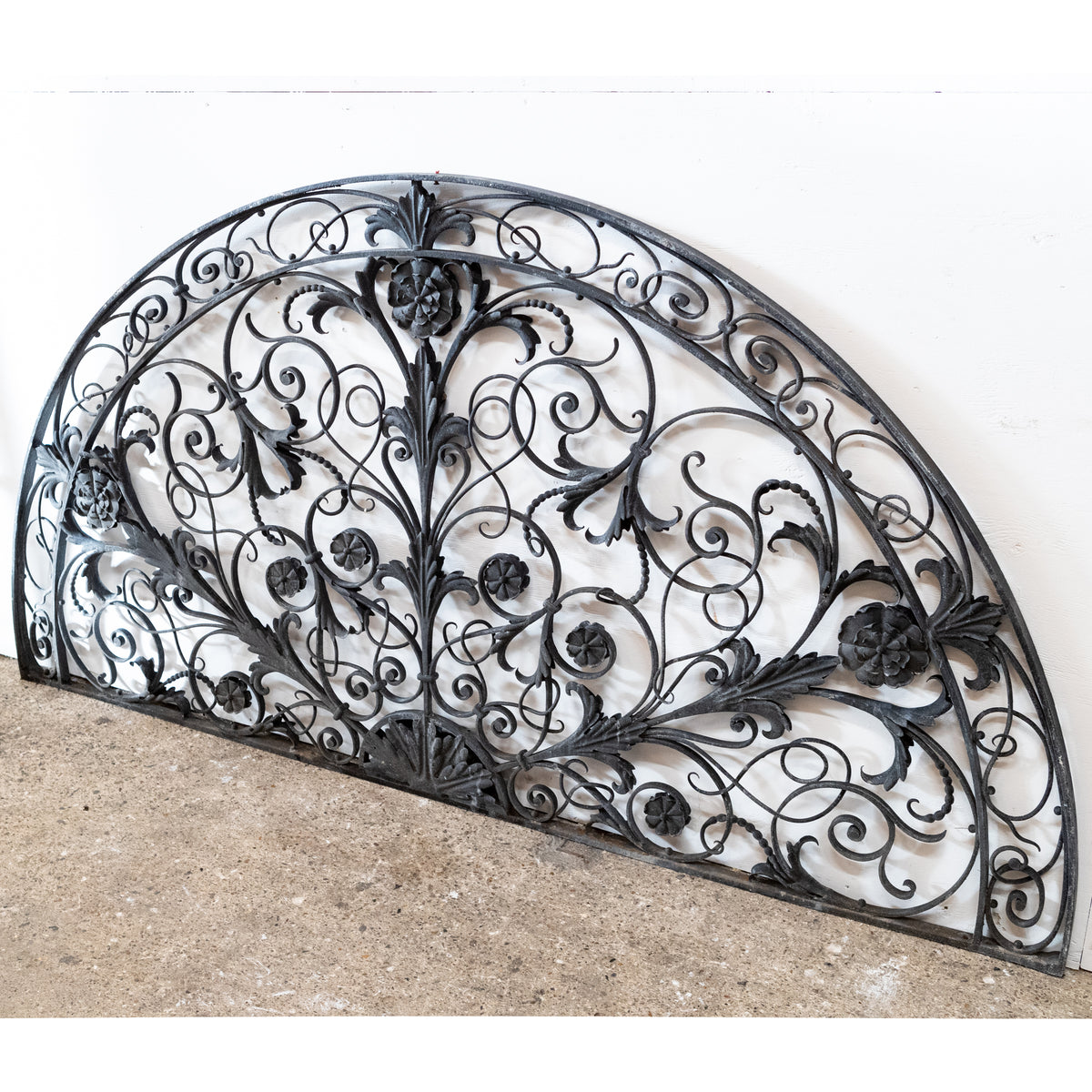 Spectacular Antique Reclaimed Ornate Wrought Iron Fanlight | The Architectural Forum