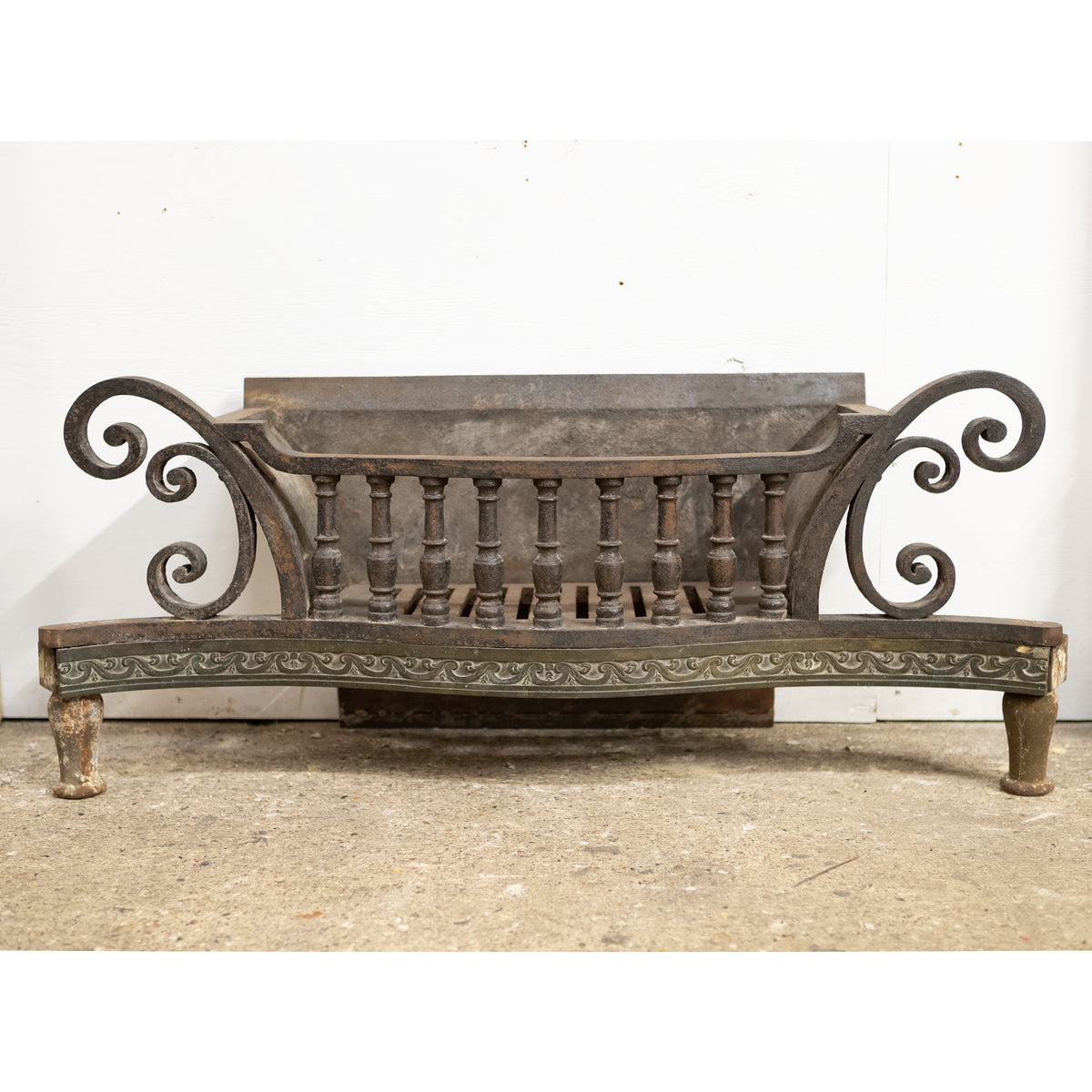 Antique Early 19th Century Wrought Iron Basket | The Architectural Forum