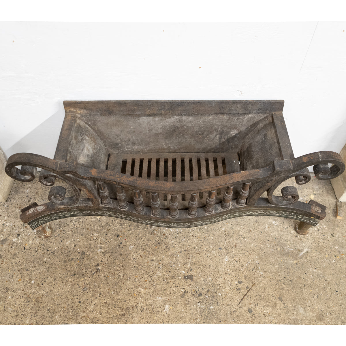 Antique Early 19th Century Wrought Iron Basket | The Architectural Forum