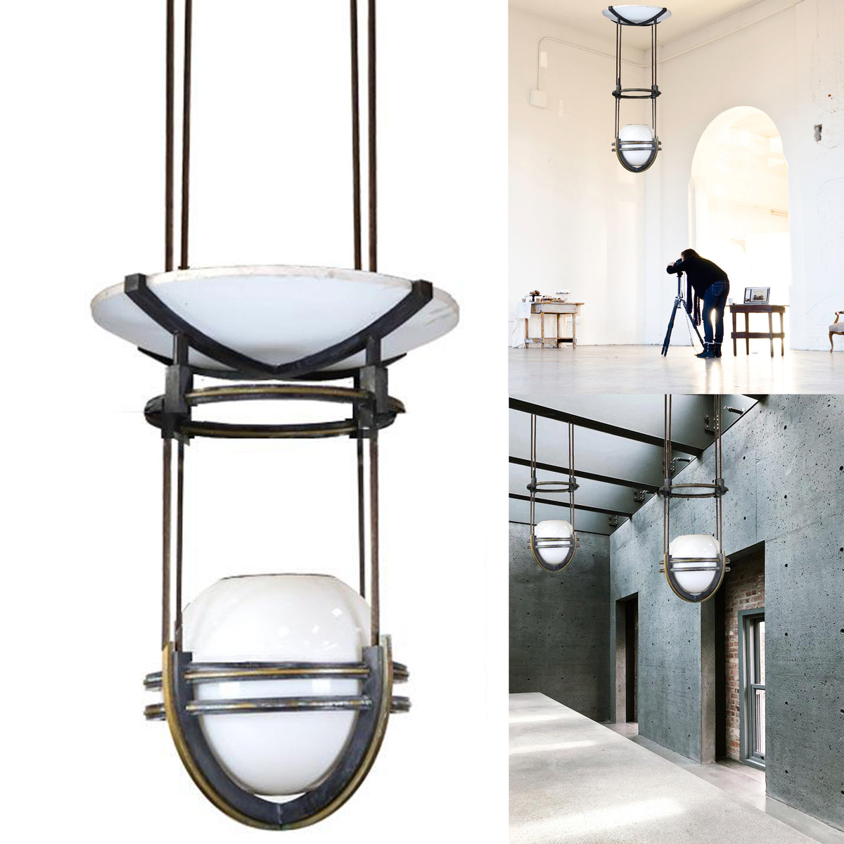 Large Art Deco Style Suspended Lighting | The Architectural Forum