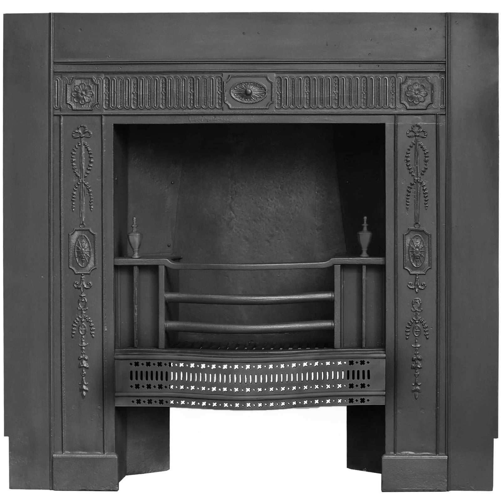 Antique Grand Georgian Cast Iron Register Grate | The Architectural Forum