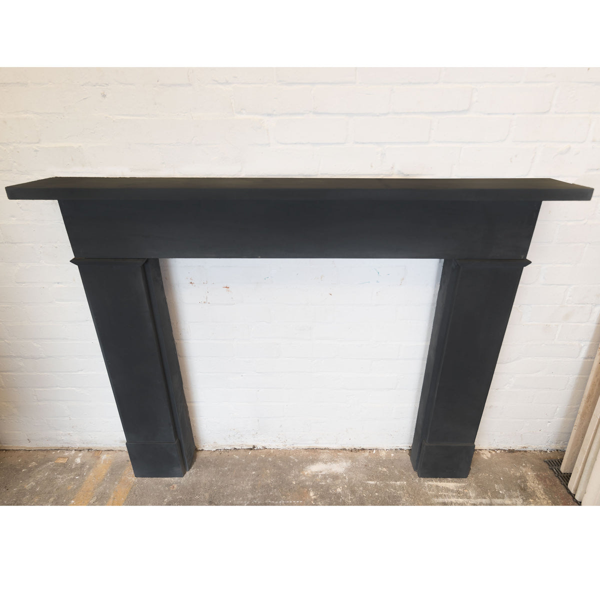 Late Georgian/Victorian Style Black Slate Fireplace Surround | The Architectural Forum