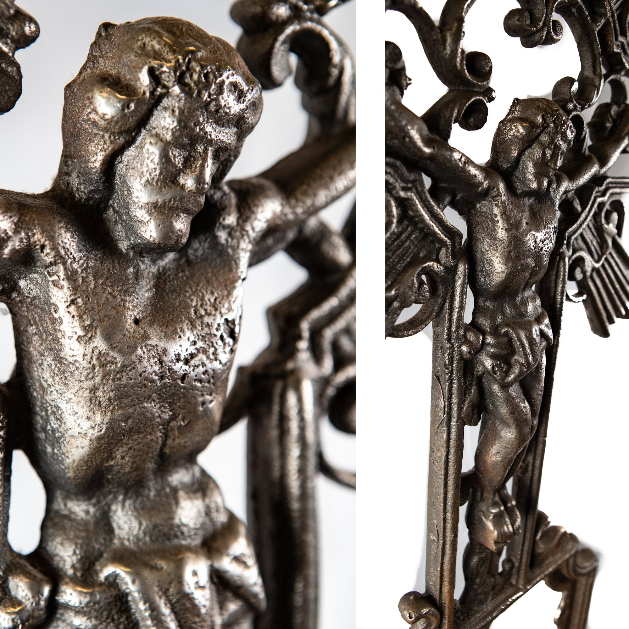 Antique French Cast Iron Crucifixion of Christ | The Architectural Forum