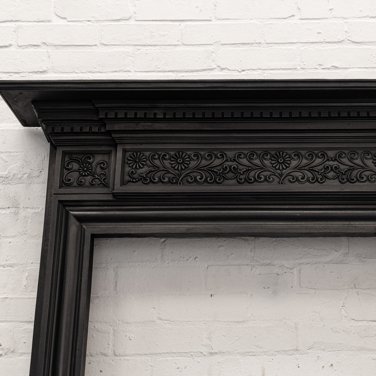 Antique Coalbrookdale Cast Iron Fireplace Surround | The Architectural Forum