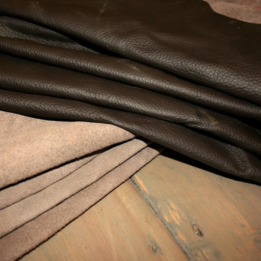 Chocolate Brown Leather hide | The Architectural Forum