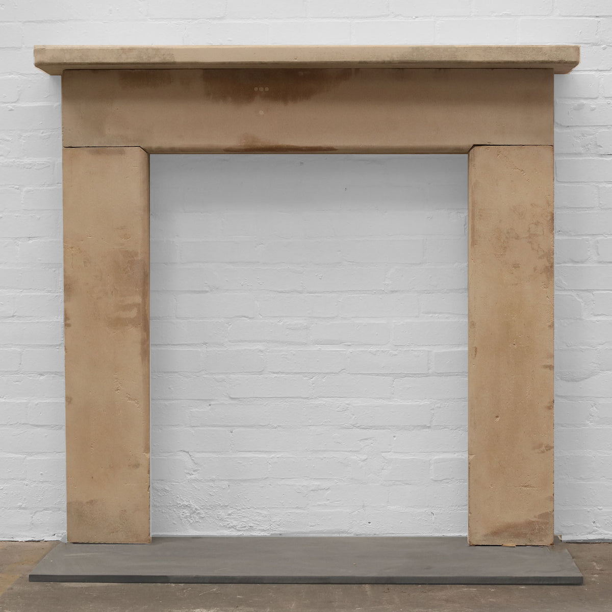 Antique Late 18th Century Limestone Fireplace Surround | The Architectural Forum