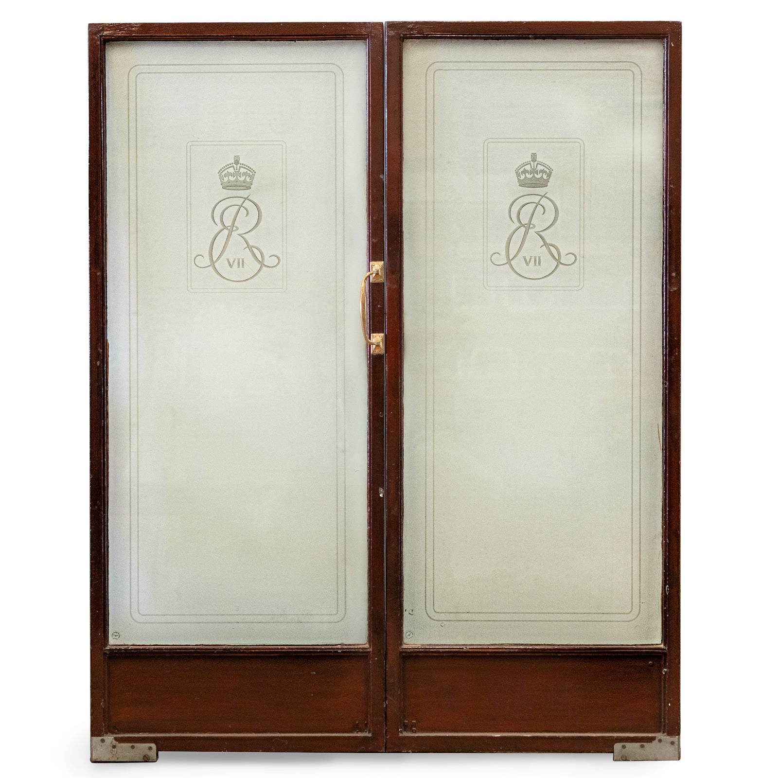 Reclaimed King Edward VII Royal Hospital Glazed Double Doors | The Architectural Forum