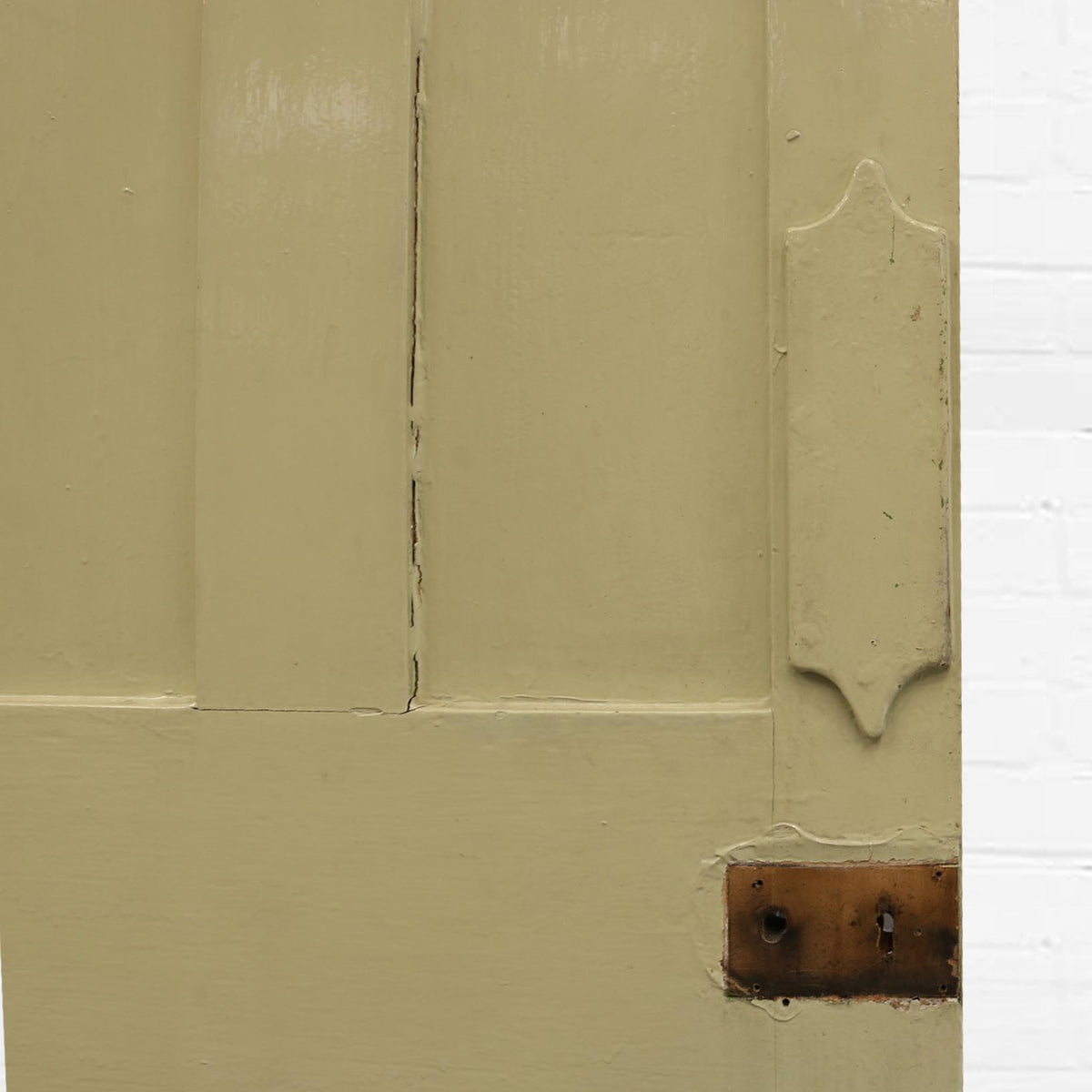 Reclaimed Solid Pine Four Panel Door - 196cm x 74cm | The Architectural Forum