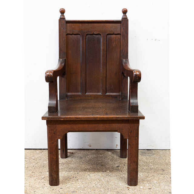 Antique  Oak Chair | Throne | The Architectural Forum