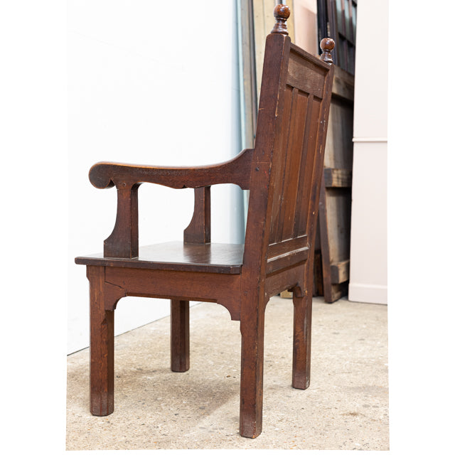 Antique  Oak Chair | Throne | The Architectural Forum