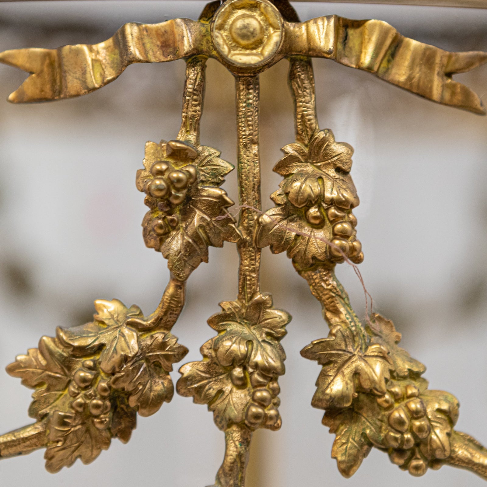 Reclaimed Antique Oversized Ornate French Brass Lantern | The Architectural Forum