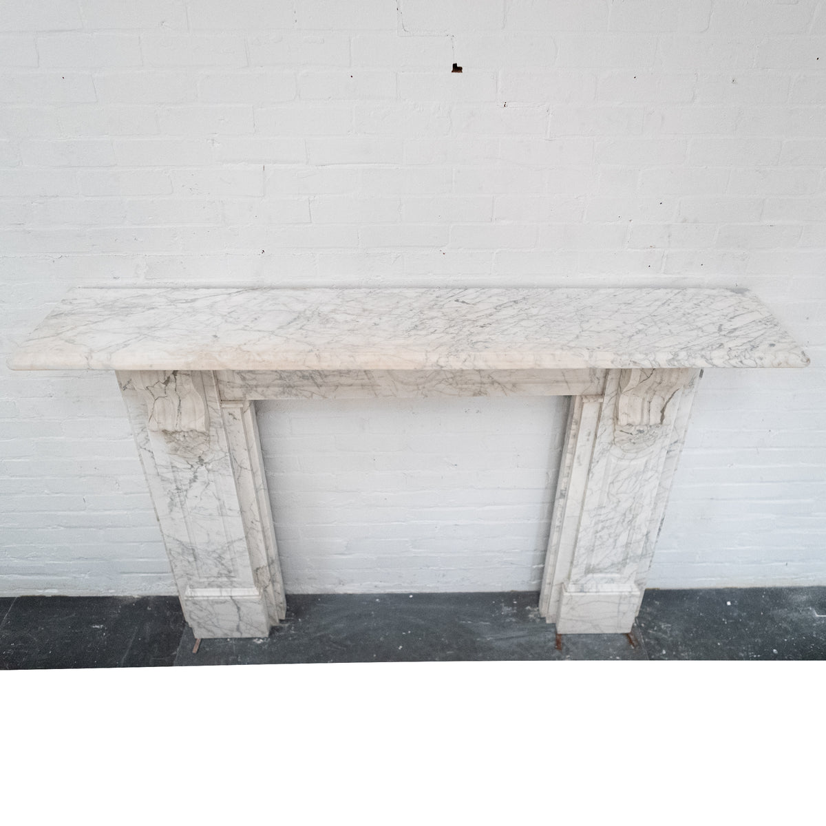 Large Antique Victorian Marble Surround with Corbels | The Architectural Forum