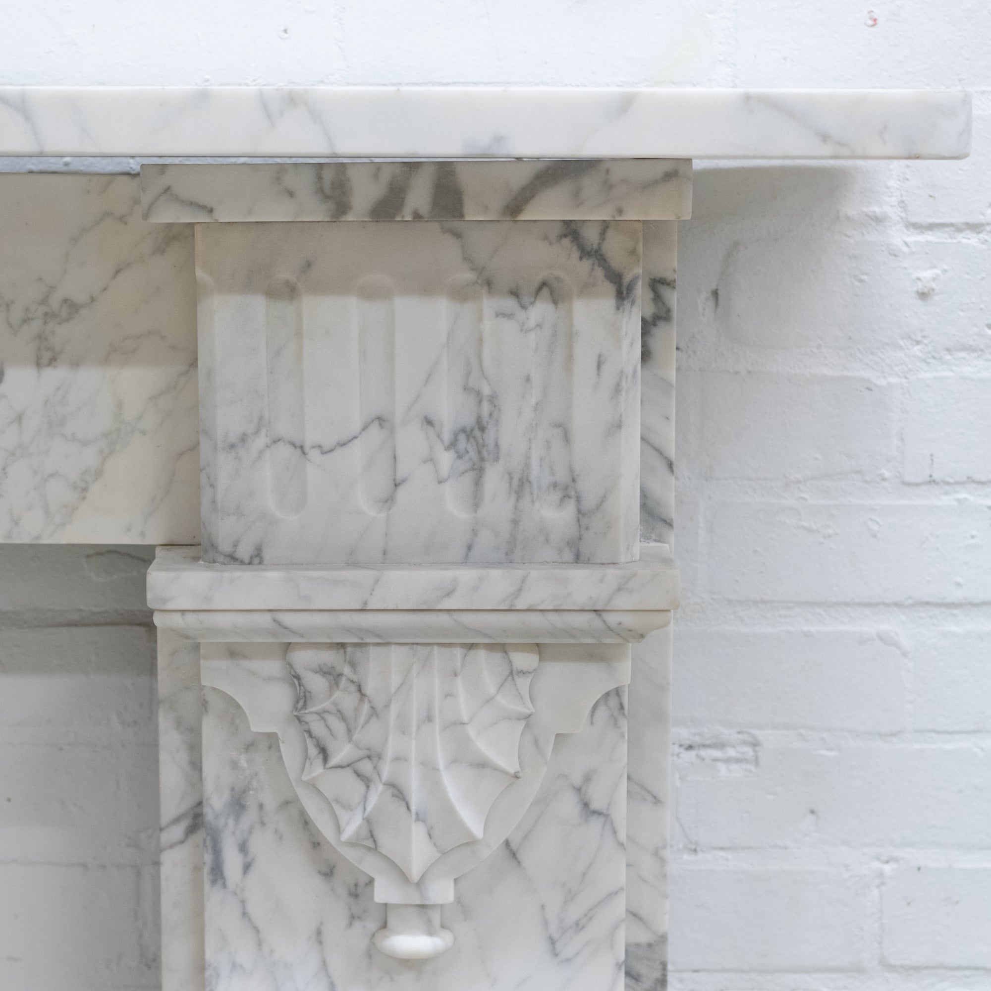 Impressive Antique Late Victorian Marble Chimneypiece | The Architectural Forum