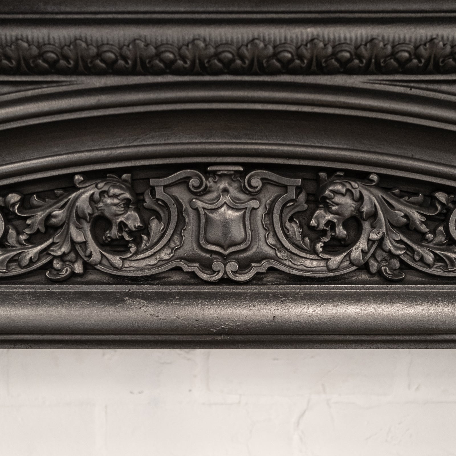 Antique Victorian Ornate Cast Iron Fireplace Surround | The Architectural Forum