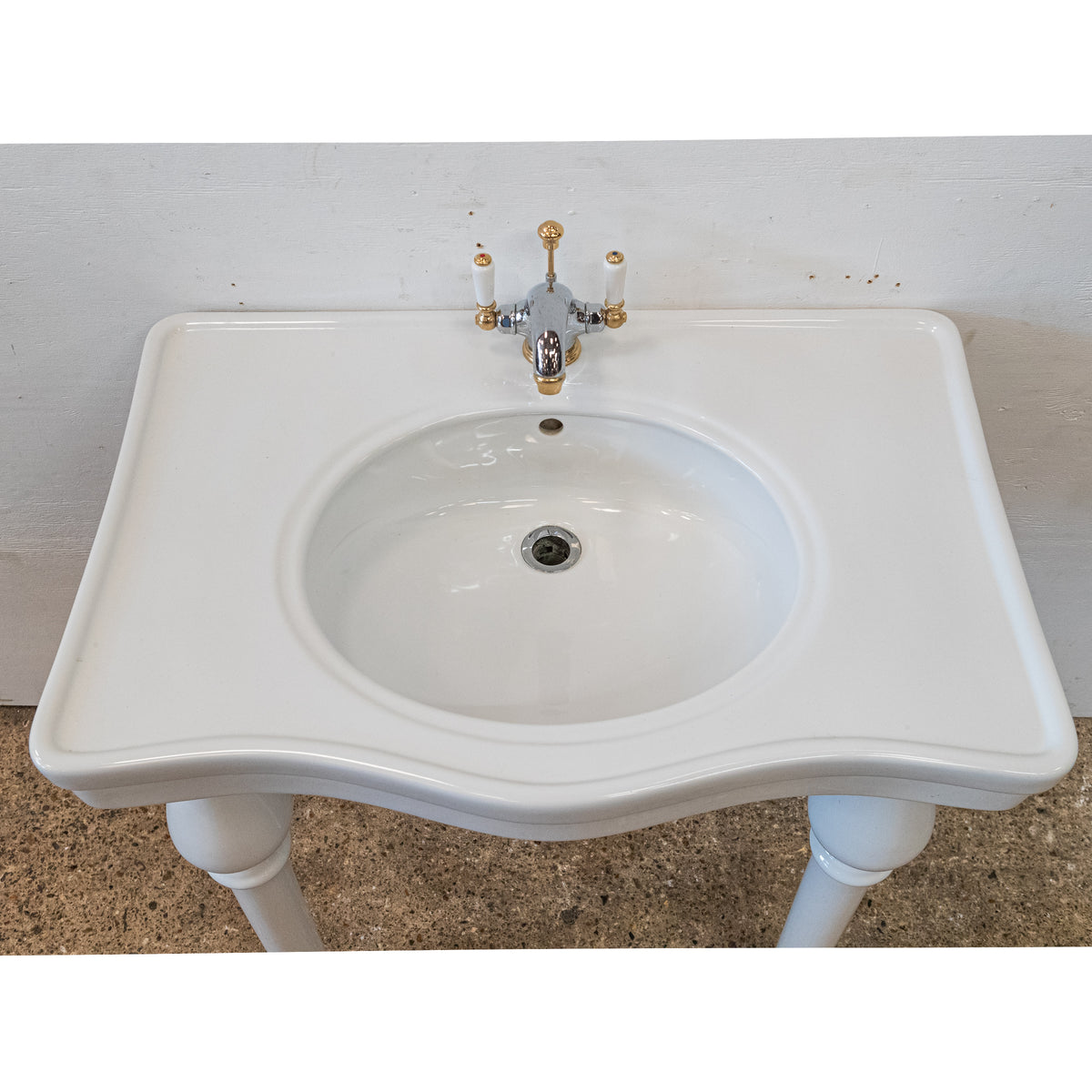 Reclaimed Console Basins on Legs | Pair available | The Architectural Forum