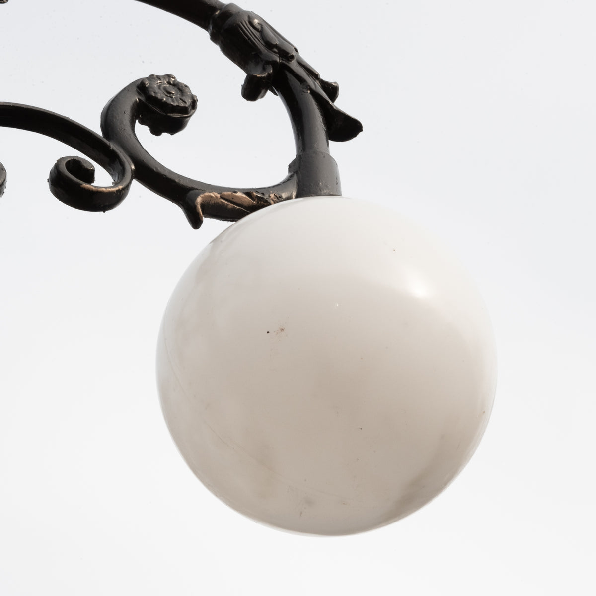 Reclaimed Globe Lamppost | Ornate Victorian Street Light (3 Available) | The Architectural Forum