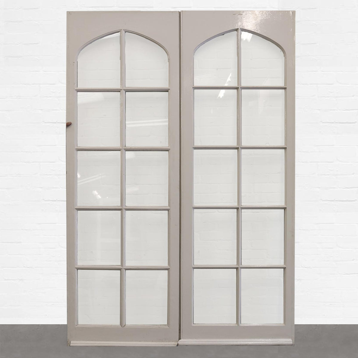 Antique Pine Glazed Double Doors | The Architectural Forum