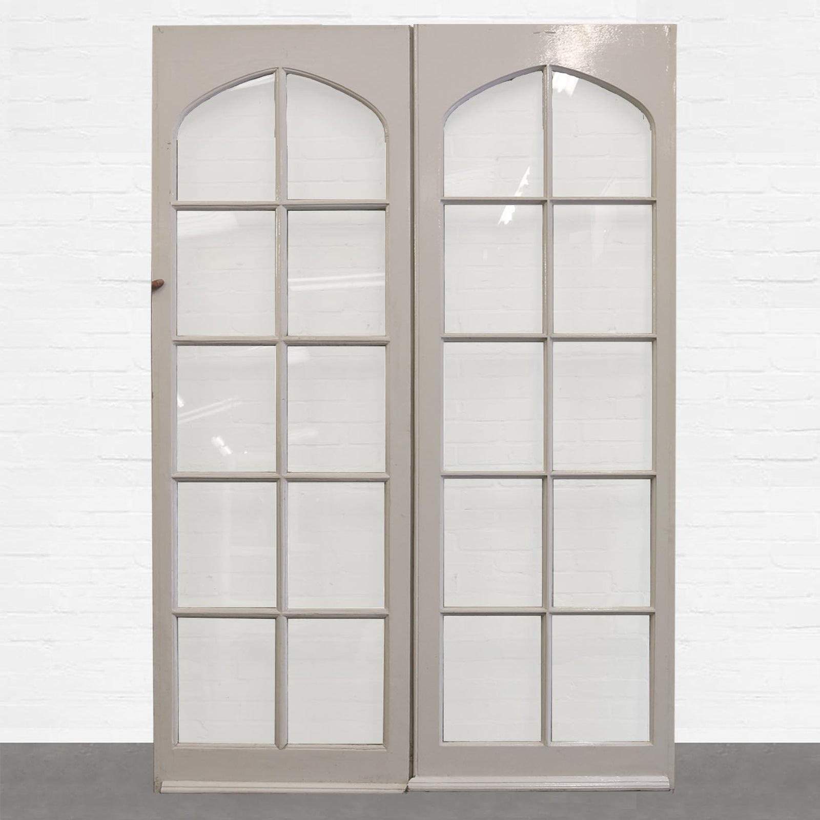 Antique Pine Glazed Double Doors | The Architectural Forum
