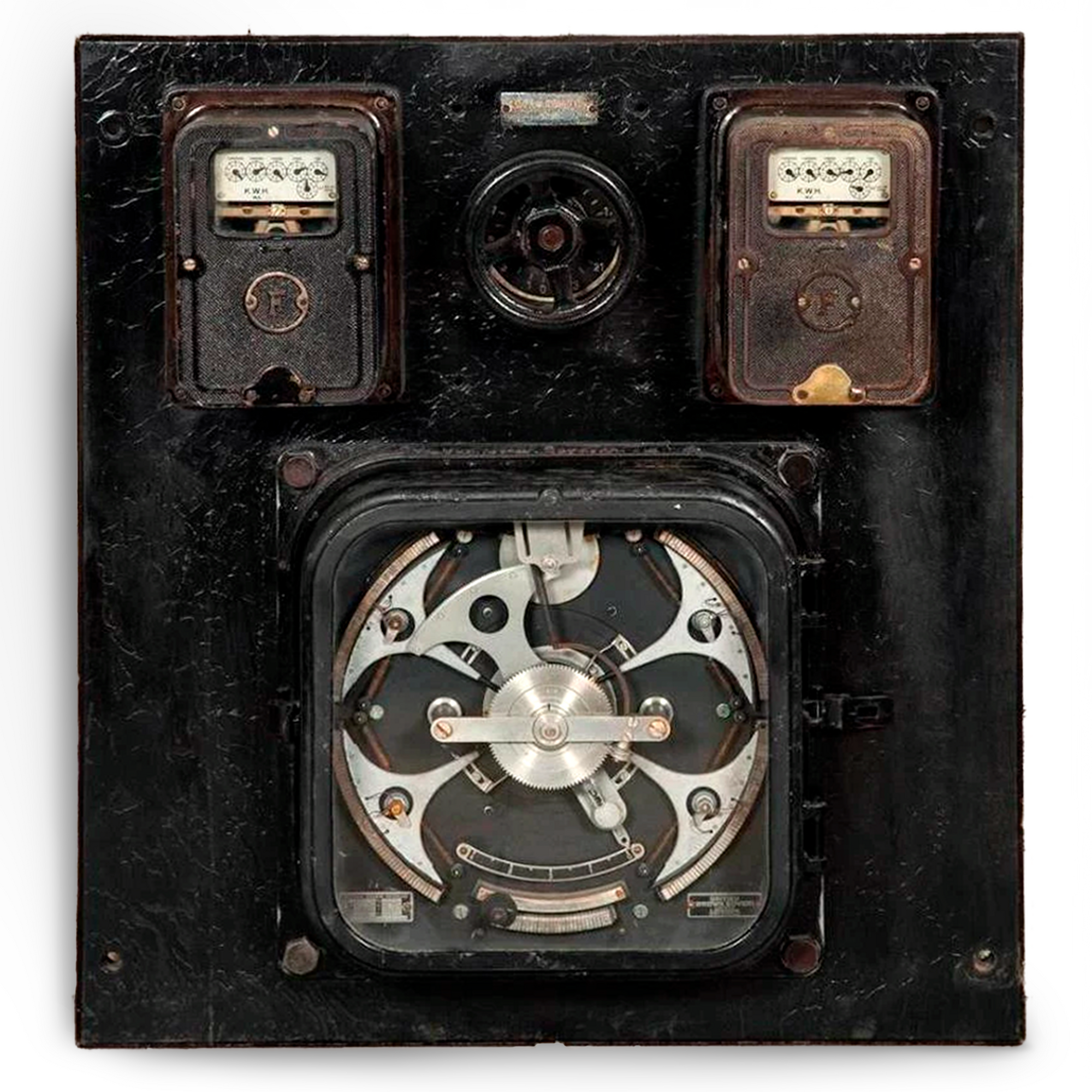 Vintage Ferranti Electric Meter from Pinewood Studios Power Station | The Architectural Forum