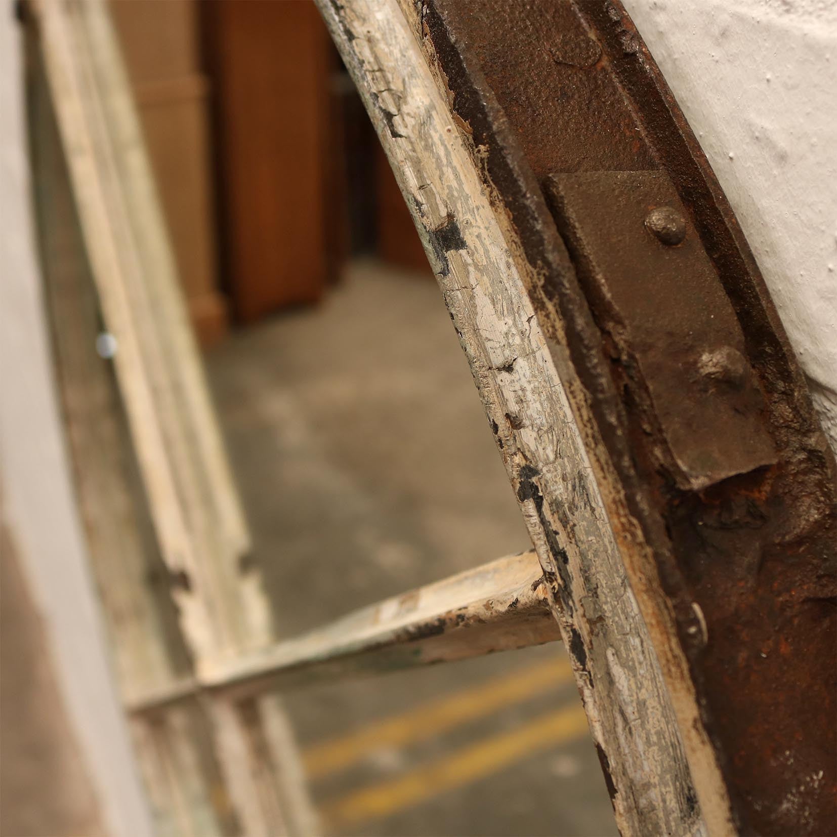 Antique Iron Window Mirror | The Architectural Forum