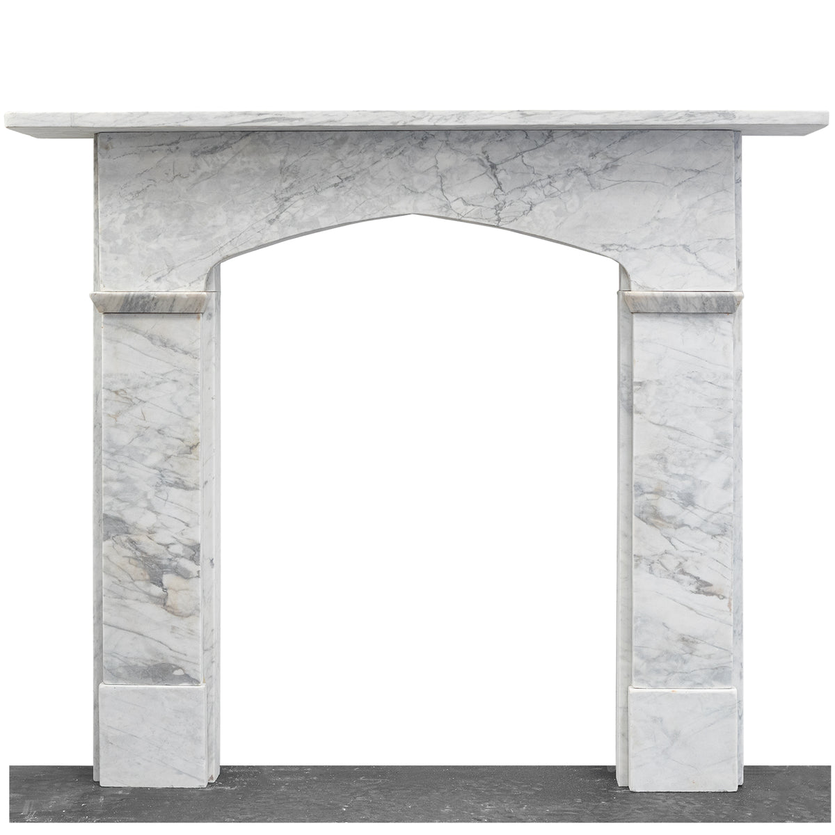Antique Georgian Marble Fireplace Surround with Gothic Arch | The Architectural Forum