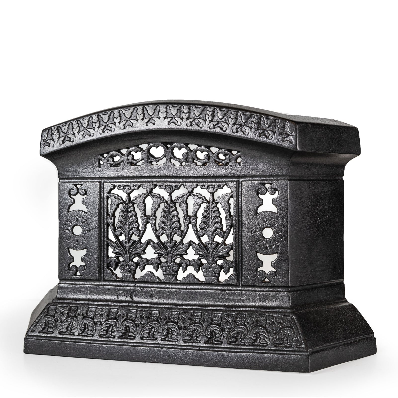 Antique Cast Iron Ornate Fireplace Tidy | Betty | Ashpan Cover | The Architectural Forum