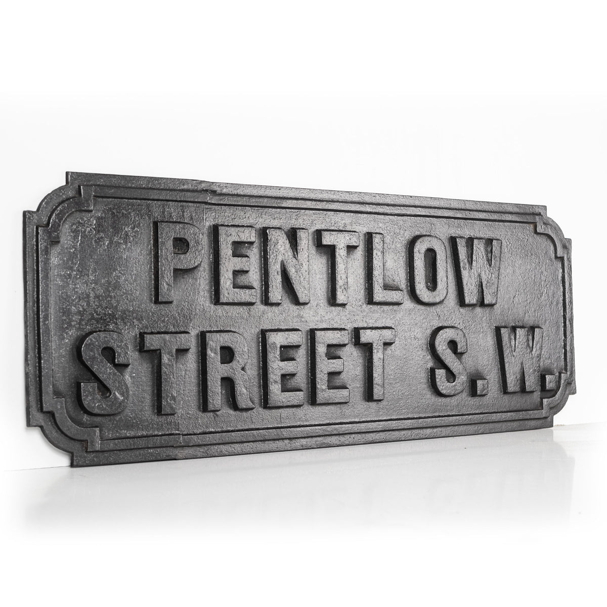 Antique Cast Iron London Street Sign: Pentlow Street | The Architectural Forum