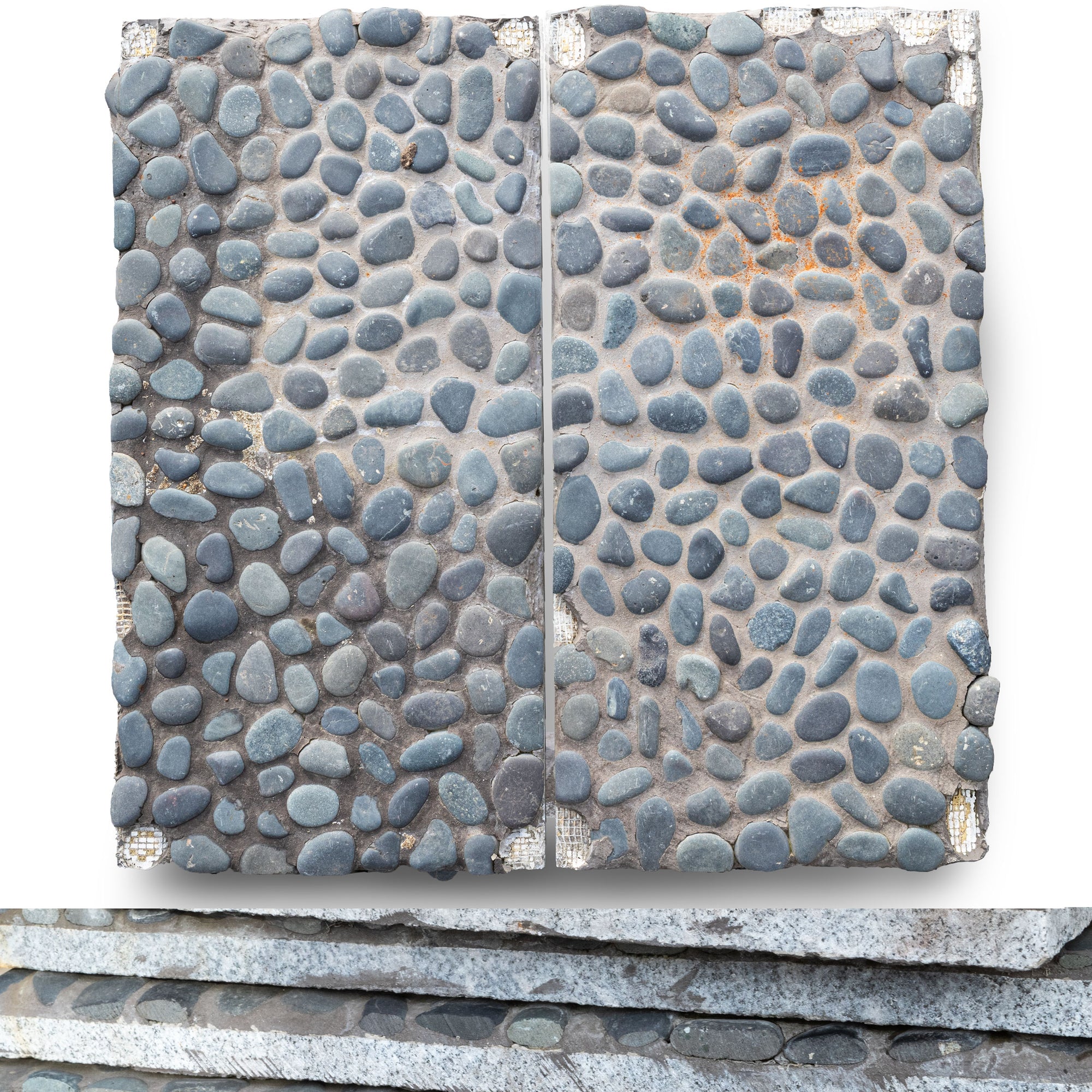 Reclaimed Granite Paving | Pebble Embedded Slabs | The Architectural Forum