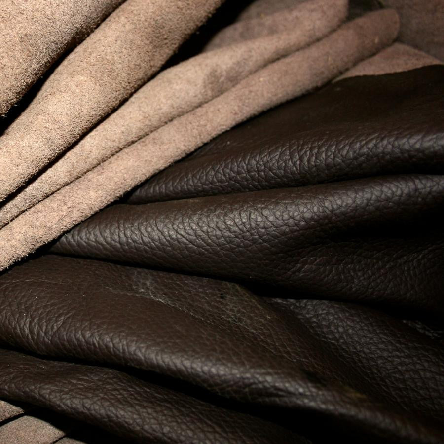 Chocolate Brown Leather hide | The Architectural Forum