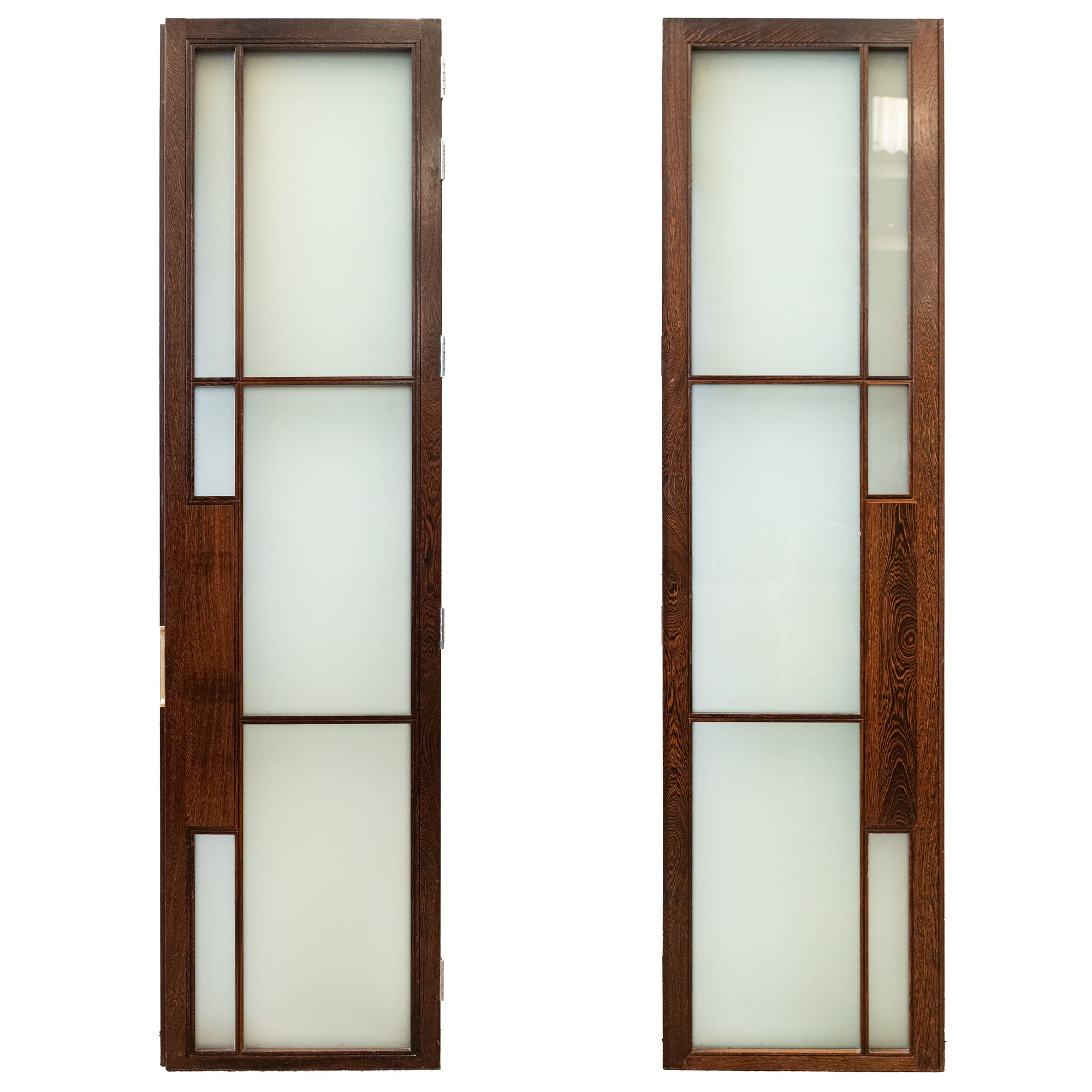 Large Panga Panga Door With Frosted Glass | The Architectural Forum