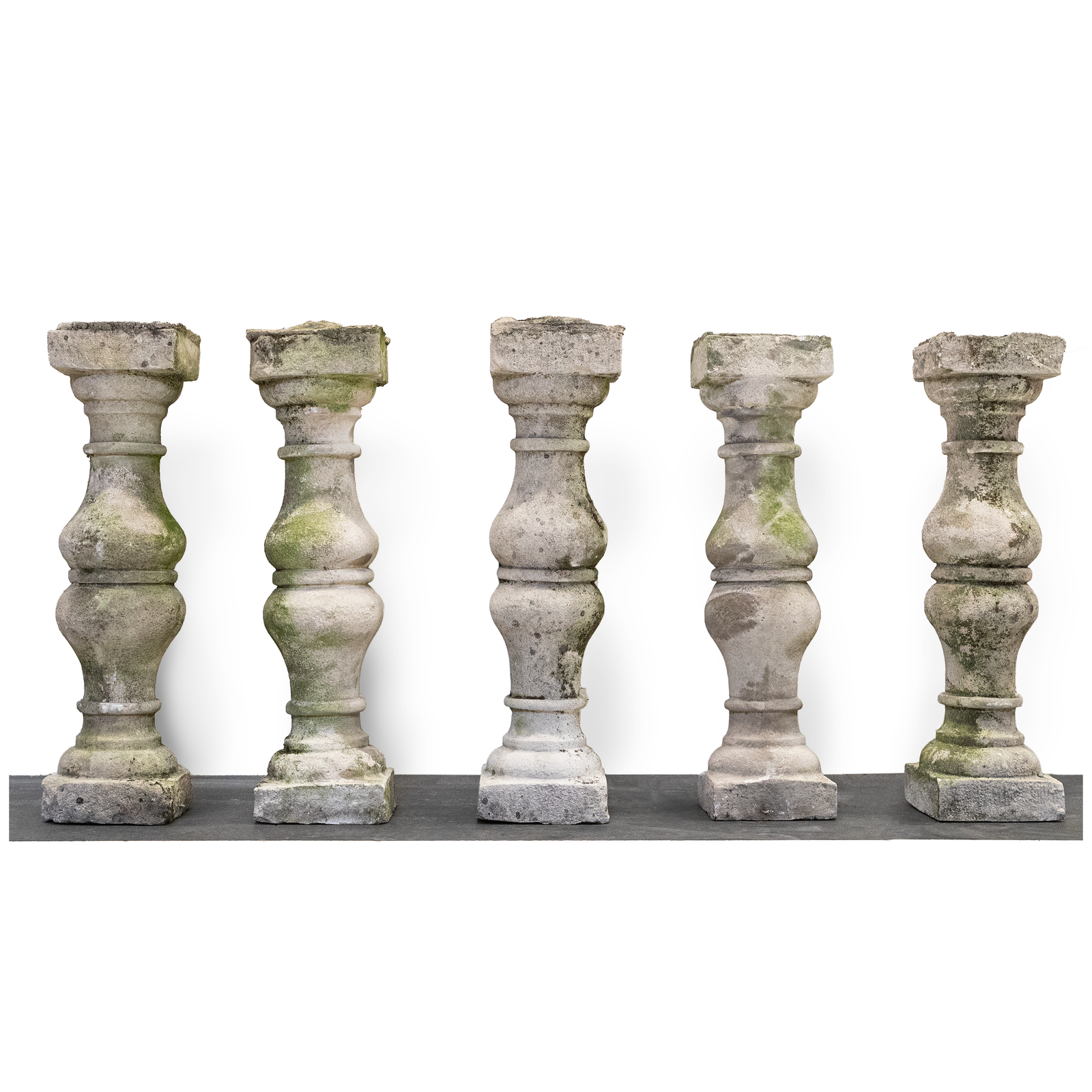 Antique Portland Stone Balustrades (Set of 24+) | The Architectural Forum