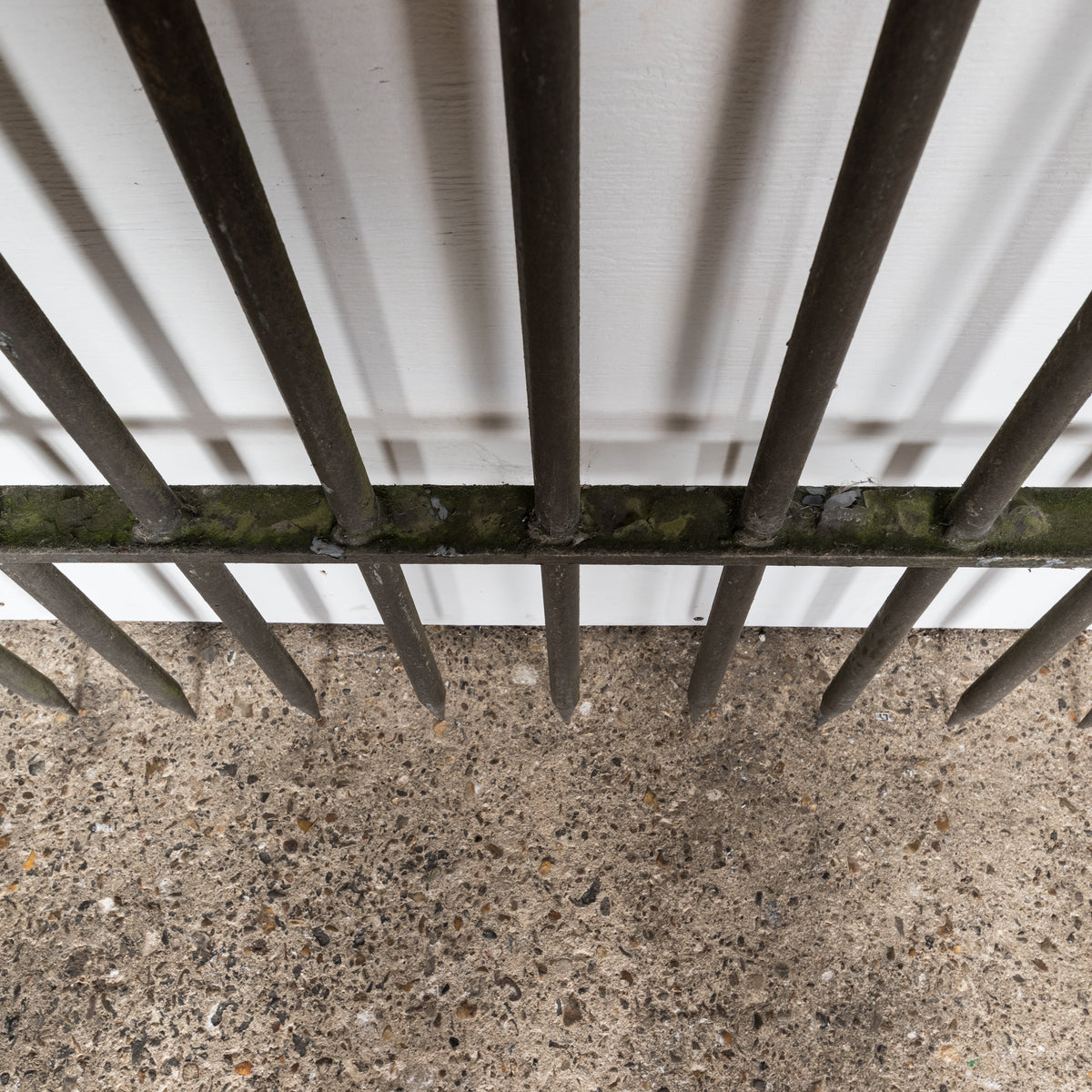 Reclaimed Double Spiked Galvanised Iron Railings | The Architectural Forum