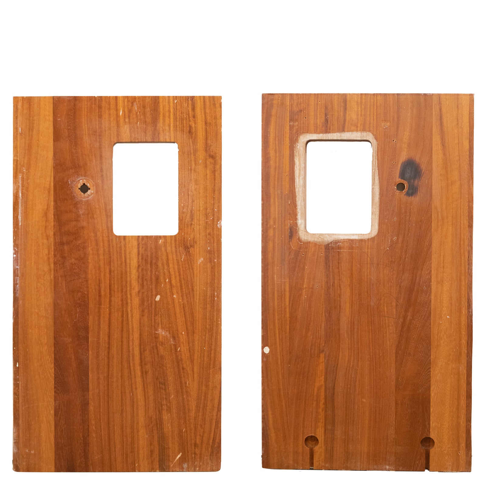 Reclaimed Teak / Iroko Worktop 106 X 57.5cm | The Architectural Forum