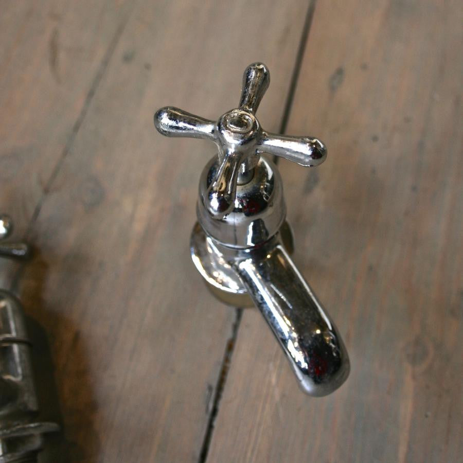 Reclaimed Nickel and Chrome plated taps | The Architectural Forum