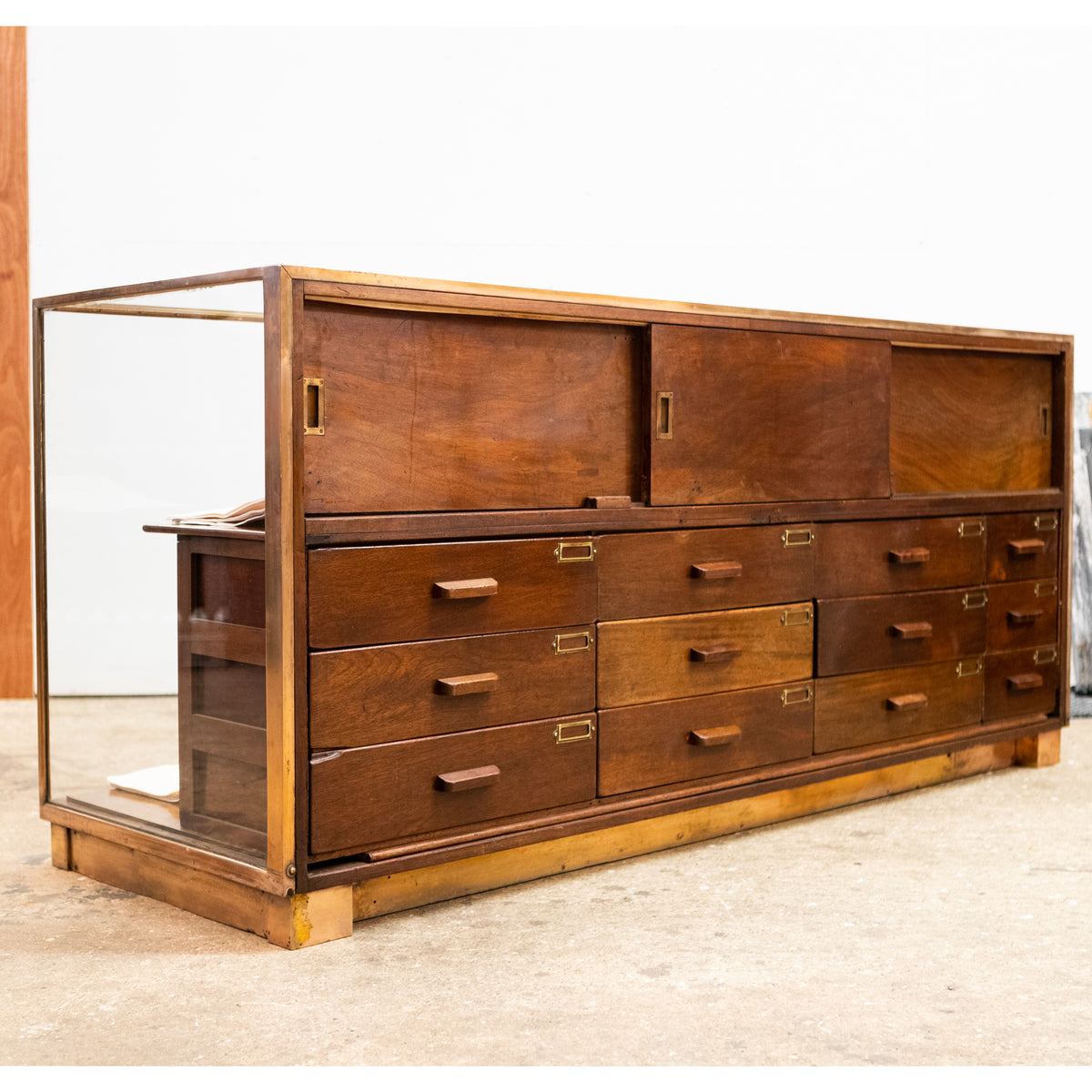 Art Deco Mahogany Shop Counter with Drawers | The Architectural Forum