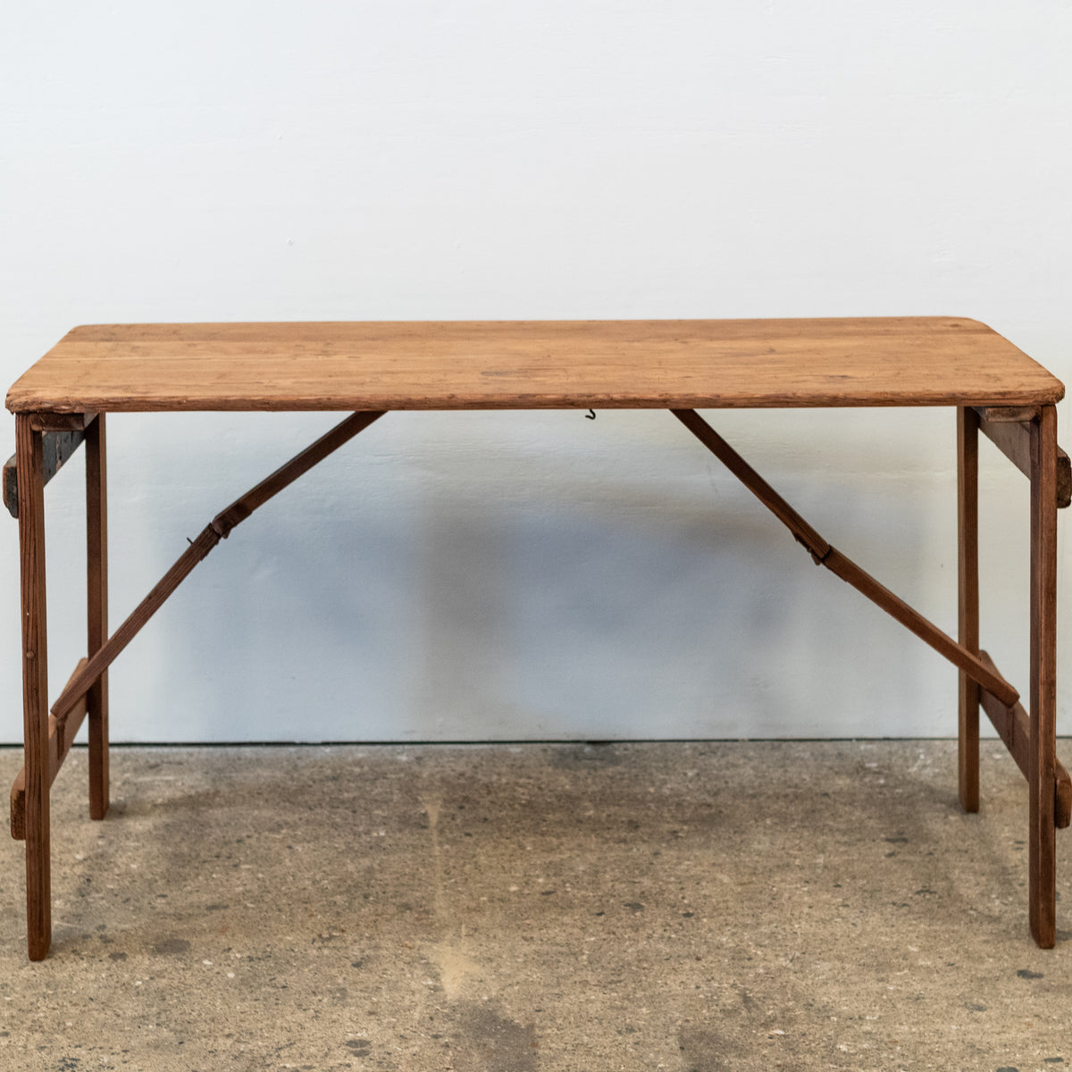 Reclaimed Mid-Century Pine Trestle Tables | The Architectural Forum