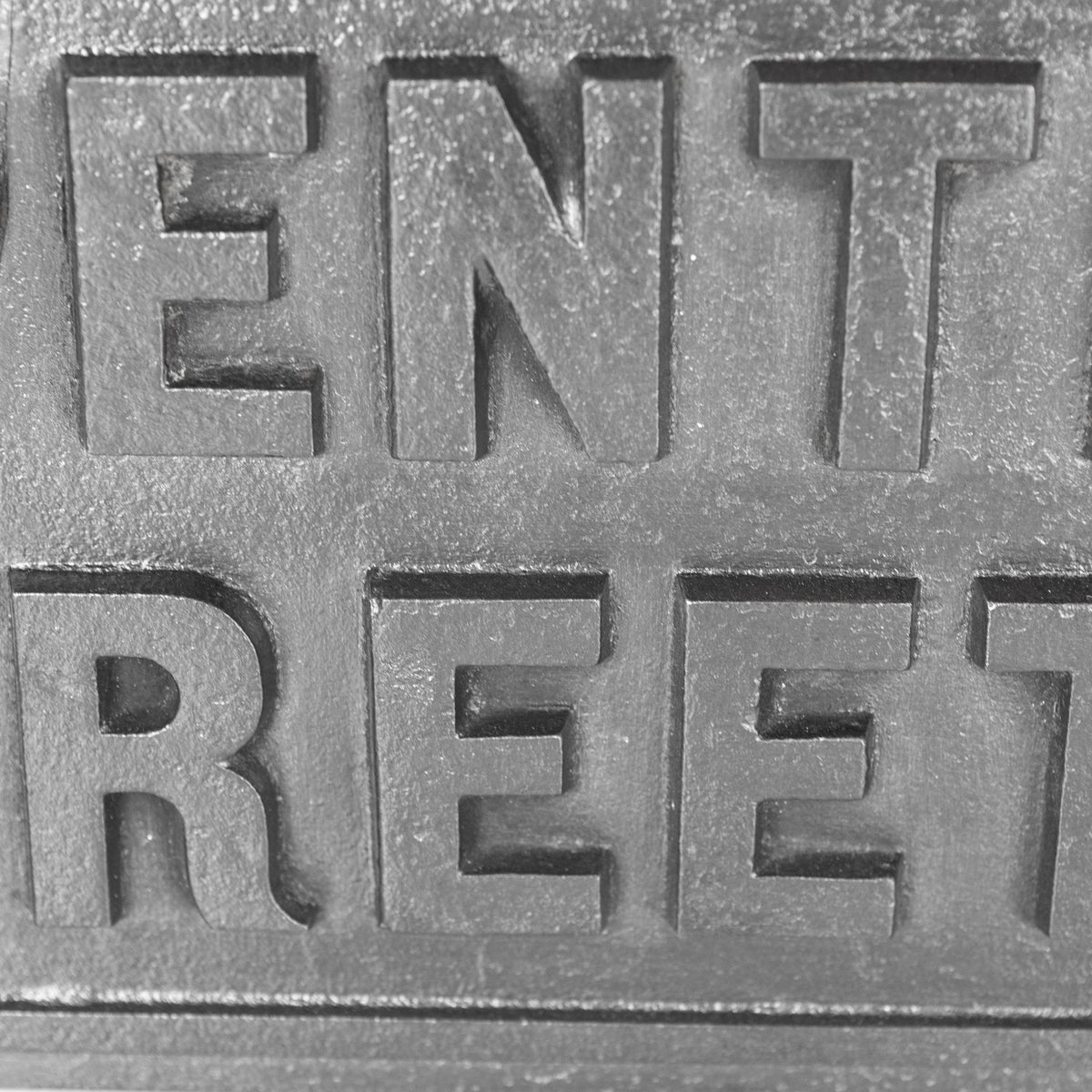 Antique Cast Iron London Street Sign: Pentlow Street | The Architectural Forum