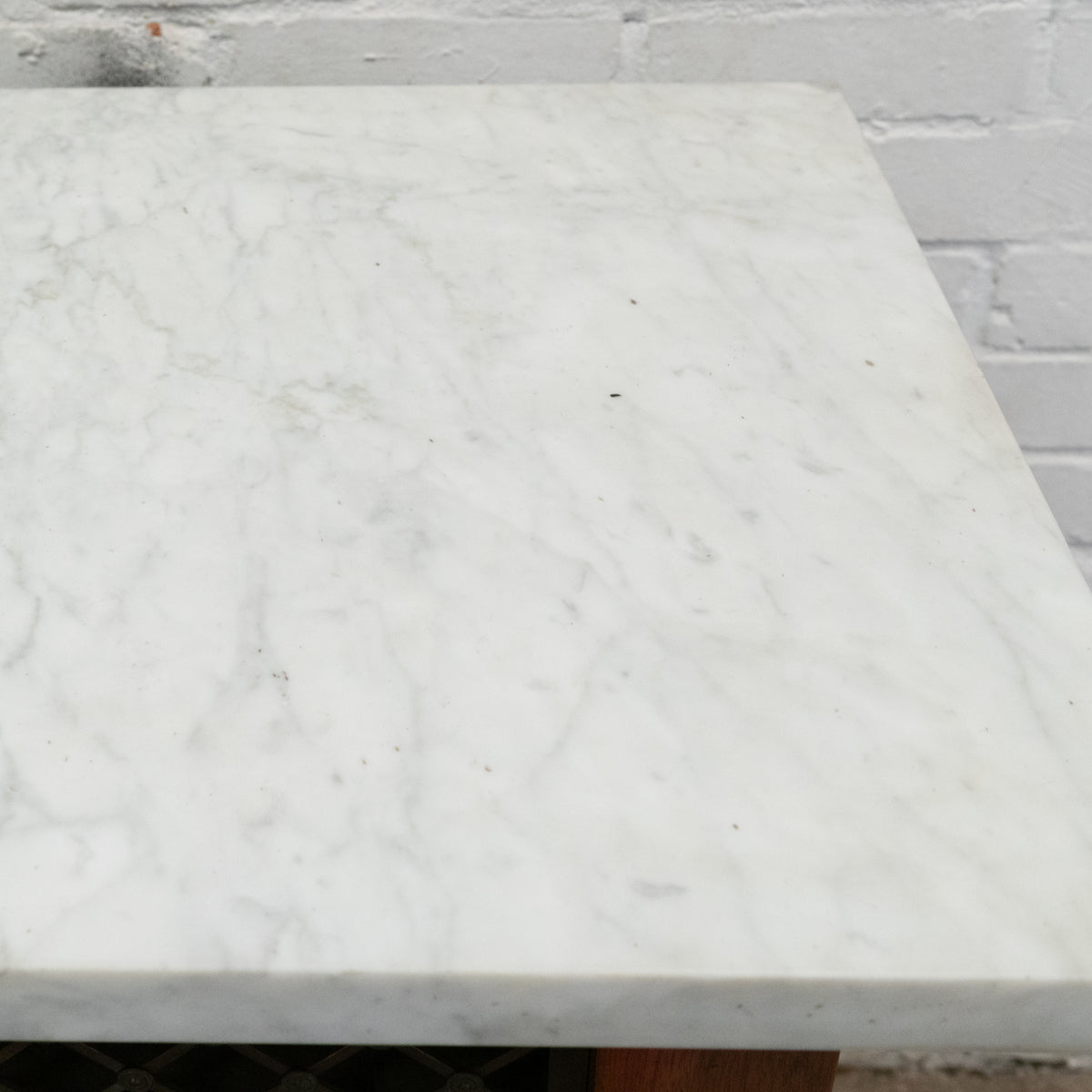 Console Table with Marble Top | Air Conditioning Unit Cover | The Architectural Forum