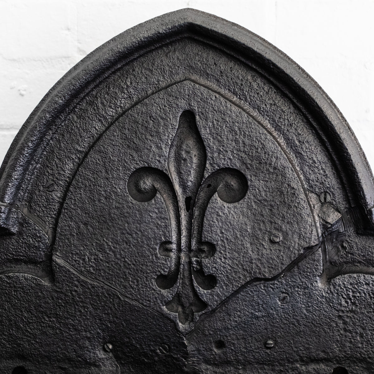 Antique Gothic Revival Cast Iron Fire Basket | The Architectural Forum