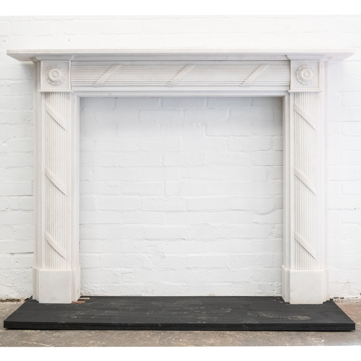 Regency Style Statuary Marble Fireplace Surround | The Architectural Forum
