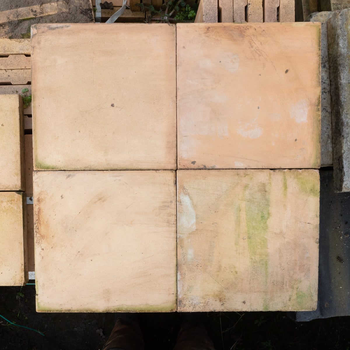 Reclaimed Buffed Terracotta Tiles | 4 square meter batch | The Architectural Forum