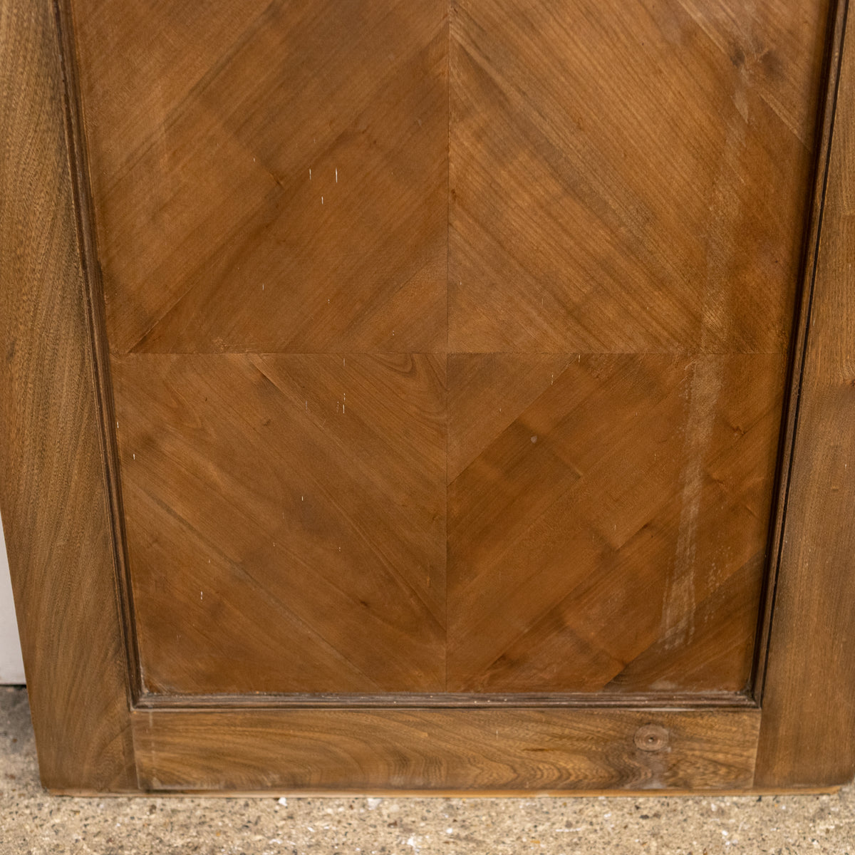 Reclaimed Tulip Wood Two Panel Door - 210cm x 84cm | The Architectural Forum