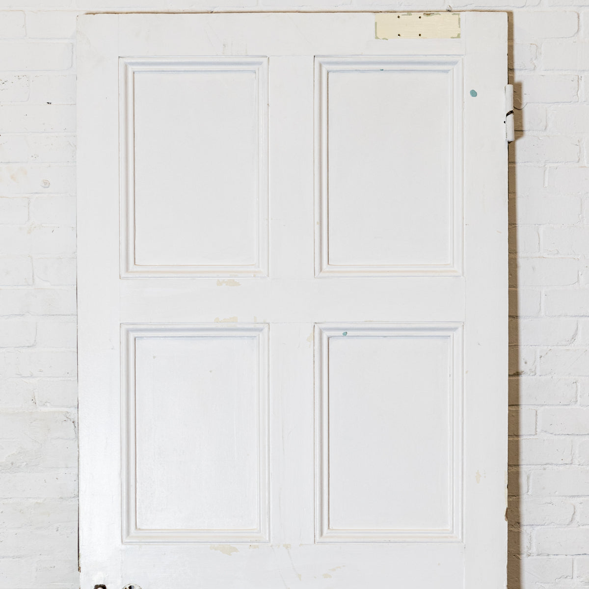 Large Georgian Style Solid Pine Panelled Door - 225.5cm x 104.5cm | The Architectural Forum